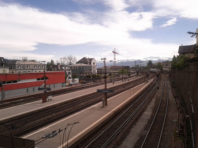 View from Thalwil train station